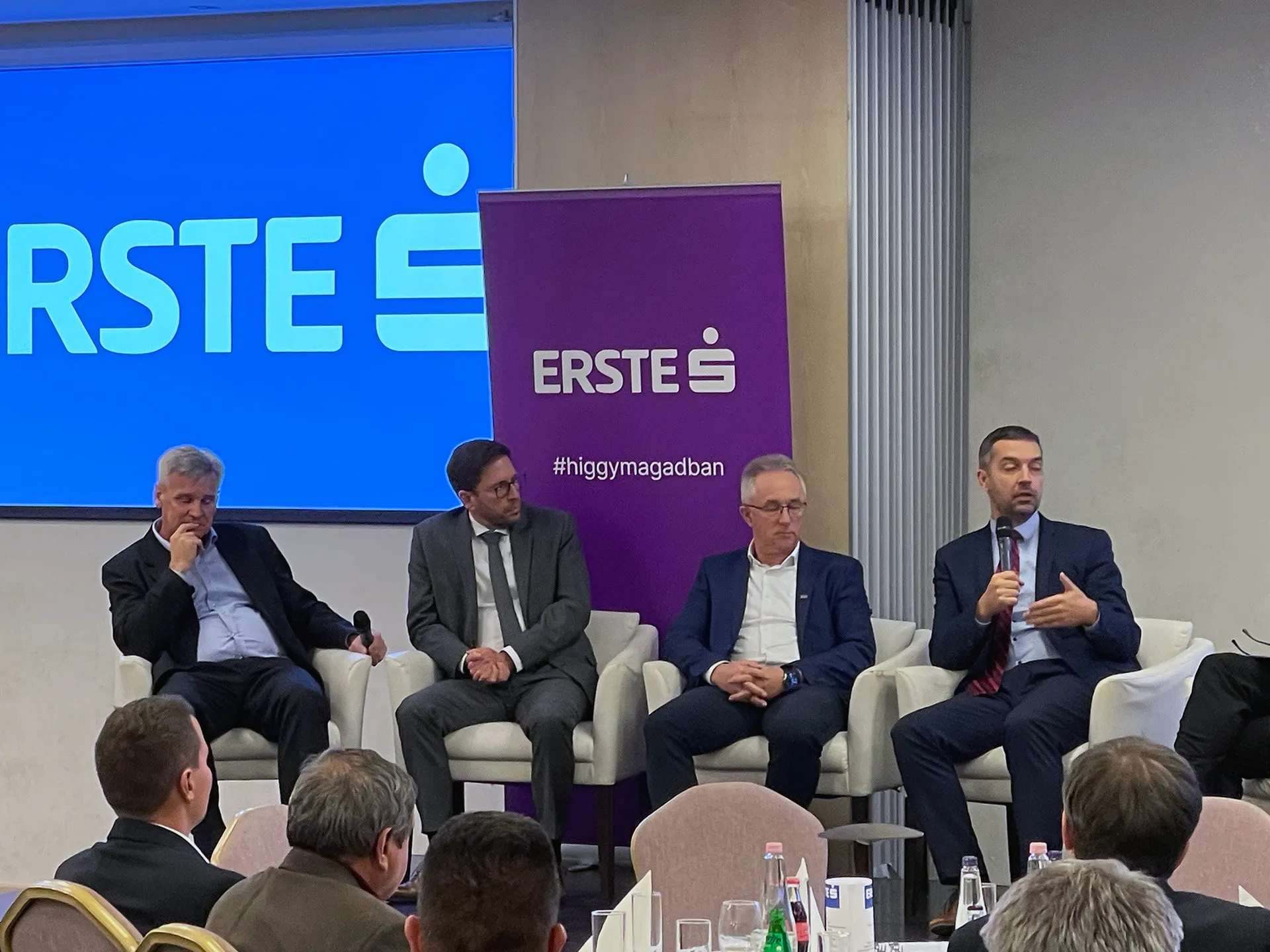 Panelbeszélgetés az Erste Bank siófoki őszi agrárrendezvényén