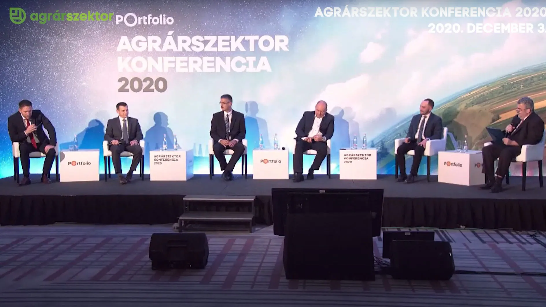 Hatfős panelbeszélgetés az Agrárszektor Konferencia 2020 színpadán